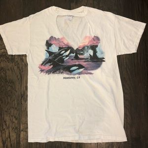 Orca Whale Cut Out Shirt